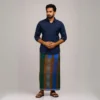 ATM Premium Cotton Lungi – Multicolor Vertical Stripe Design for Men