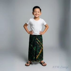 ATM Kids Lungi – Traditional Boys Cotton Lungi for Comfort
