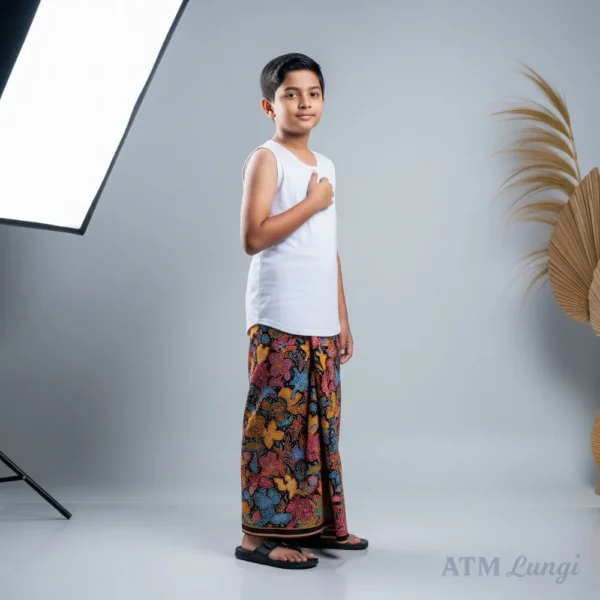 Printed Kids Lungi 100% Cotton ATM Brand